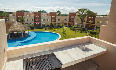 Casa con Rood Garden en condominio A 15 minutos de Cuernavaca Morelos