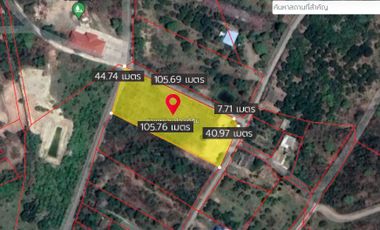 Land for sale 2 rai 3 ngan 33 square wa. 600,000 baht Estimated price Ban Doi Kom, Ban Hong Subdistrict, Ban Hong District, Lamphun