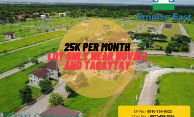 BIG BIG CUT Lot Only in Laguna 503SQm Near Nuvali and Tagaytay for Just 25 k per month
