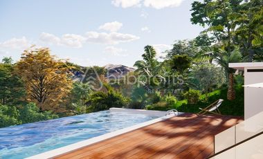Luxurious 2-Bedroom Townhouse with Rooftop Jungle and River View in Ubud