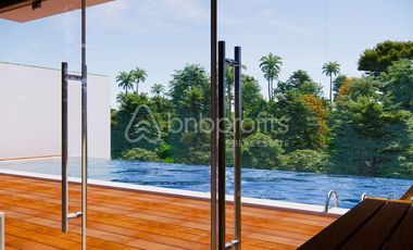 Luxurious 2-Bedroom Townhouse with Rooftop Jungle and River View in Ubud