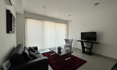 DEPARTAMENTO TOTALMENTE AMUEBLADO EN RENTA EN NATURA RESIDENCIAL, TORRE CON ALBERCA ,GYM Y CANCHA DE TENIS