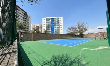 DEPARTAMENTO TOTALMENTE AMUEBLADO EN RENTA EN NATURA RESIDENCIAL, TORRE CON ALBERCA ,GYM Y CANCHA DE TENIS