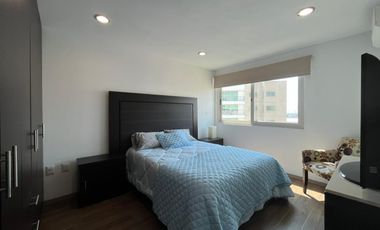 DEPARTAMENTO TOTALMENTE AMUEBLADO EN RENTA EN NATURA RESIDENCIAL, TORRE CON ALBERCA ,GYM Y CANCHA DE TENIS