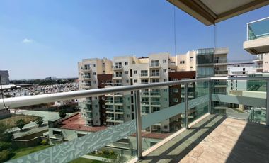 DEPARTAMENTO TOTALMENTE AMUEBLADO EN RENTA EN NATURA RESIDENCIAL, TORRE CON ALBERCA ,GYM Y CANCHA DE TENIS