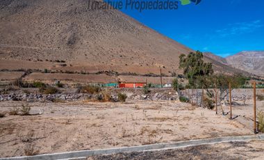 Venta de parcela con cabaña, orilla de rio, electricidad, a 10 minutos de Vicuña. $87 millones