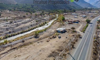 Venta de parcela con cabaña, orilla de rio, electricidad, a 10 minutos de Vicuña. $87 millones