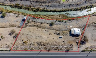 Venta de parcela con cabaña, orilla de rio, electricidad, a 10 minutos de Vicuña. $87 millones
