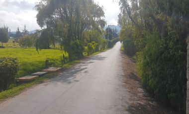 VENTA DE LOTE EN TENJO USO VIVIENDA CAMPESTRE