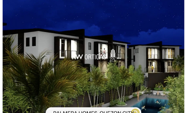 Brand New Urban Resort Townhome in Palmera Homes, Sta. Monica, Quezon City for Sale