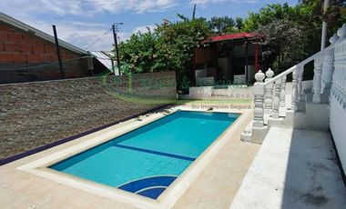 ALQUILAMOS EN GIRARDOT ESPECTACULAR CASA CAMPESTRE CON PISCINA PRIVADA.