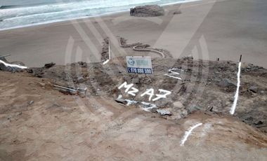 CON UNA VISTA MARAVILLOSA Y EN PRIMERA FILA. SE VENDE TERRENO EN EL KM 124.5