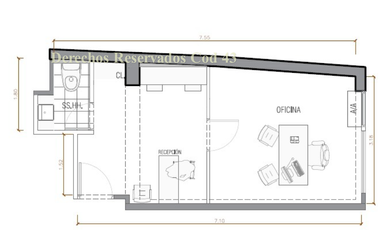 VENTA OFICINA MODERNA EN BARRANCO