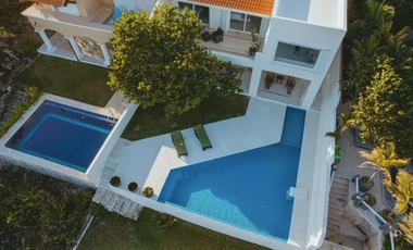 Increíble casa frente al mar Caribe en Puerto Aventuras