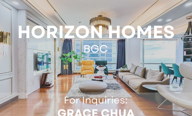 For Sale: Stunning 3 Bedroom Unit with High-end finishes, Top-notch Amenities, and Stunning Cityscapes in Horizon Homes, BGC