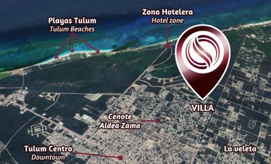 Residencia de 3 niveles con alberca en Selvazama, amenidades, venta Tulum.