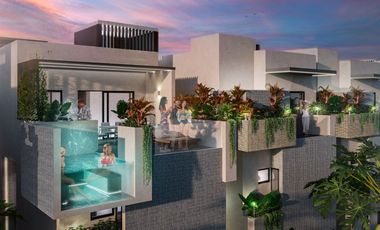 Residencia de 3 niveles con alberca en Selvazama, amenidades, venta Tulum.