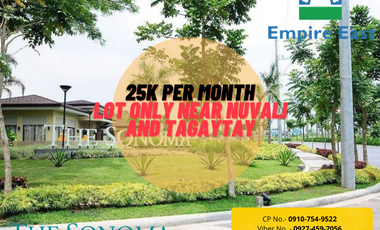 Secure Property in Laguna Near Nuvali and Tagaytay - BIG CUT Promo 25k Monthly - Fresh Air & Stress FREE LIVING