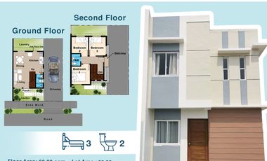 Affordable Single Attached 2 Storey 80sqm lot area for sale in House and Lot in Sta.Maria Bulacan