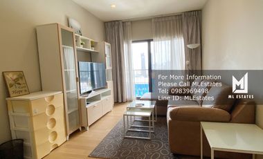 For sale Noble Reveal 1 bed 52 sqm fully furnished front view 18th floor BTS Ekkamai.