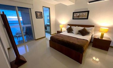 Empieza tu dia mirando el mar, apt. frente al mar, vista panoramica, con playa interna.y salida directa al mar