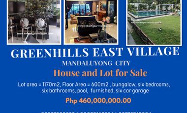 Greenhills East Village - House and Lot for Sale