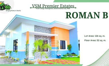 VSM PREMIER ESTATE | 2 Bedrooms House and Lot for Sale in Gensan