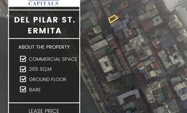 Commercial space for lease in Ermita, Manila