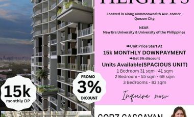 The Erin Heights DMCI Condo Near New Era And UP QC
