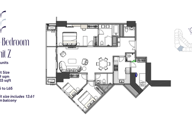 Laya by Shang 3 Bedroom unit at Pasig City
