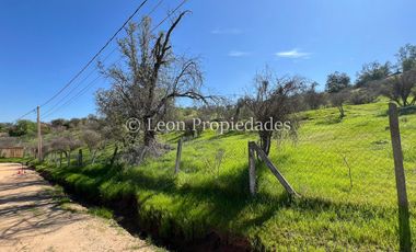 Leon Propiedades vende Parcela en sector Los Naranjos, Curacavi