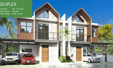 Newest Pre-Selling 2 Duplex 3 Bedroom Houses for Sale near Highway in Minglanilla, Cebu