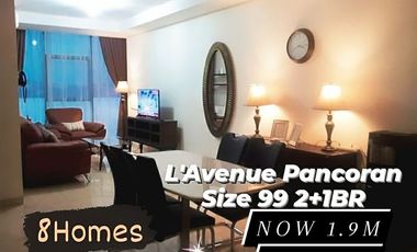 TERMURAH DIBAWAH NJOP Lavenue Pancoran 2+1BR Direct Akses to Sampoerna University