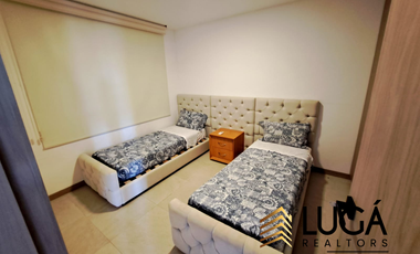 Departamento 2 dormitorios amoblado con vista al mar en renta, Urbanización privada ciudad del mar, Manta