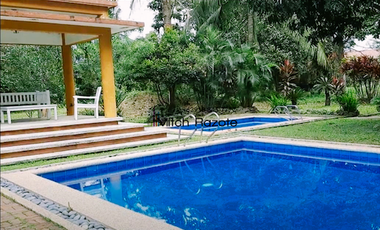 4-Hectare Beautiful Tuscan Resort Farm and Vacation Home with Swimming Pool For Sale in Tanauan, Batangas