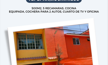 ¡OPORTUNIDAD! Casa en VENTA Tepepan,Xochimilco a 10 min de Costco Coapa y Tec de Monterrey