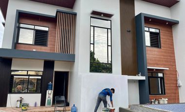 FOR SALE ALMOST DONE MODERN SEMI FURNISHED TWO STOREY HOUSE WITH POOL IN PAMPANGA NEAR SM TELABASTAGAN