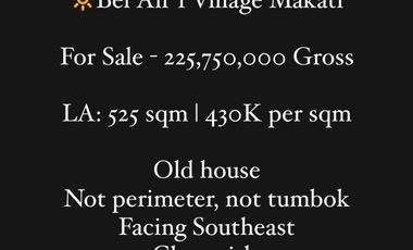 🔆Bel-Air 1 Lot For Sale | Bel Air Village Makati Belair