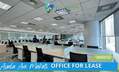 Office for Rent Ayala Ave Makati  Fully furnished Grade A PEZA Non POGO