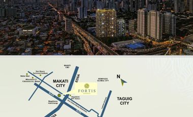 Pre-selling 2 Bedroom Unit For Sale at Fortis Residences Makati City