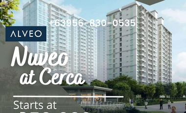 For Sale Affordable Alabang Studio Condo at Cerca Nuveo Tower 1, Investment Dr, Almanza Dos, Las Piñas, 1750 Metro Manila Preselling