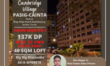 RENT TO OWN l 10,000 Monthly l PET Friendly l EASY REQUIREMENTS l Easy Moved in l Air Bnb Ready l Investment Wise l Air Bnb Ready l BiG Big Promo Discount l Transit Oriented Development Project