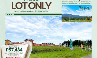 96SQM LOT ONLY AT CAMELLA TORIL FOR ONLY 57K FOR FULL DOWNPAYMENT