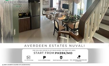 182 SQM House and Lot For Sale in Calamba, Laguna - Averdeen Estate Nuvali Erin