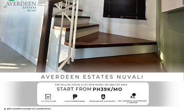 182 SQM House and Lot For Sale in Calamba, Laguna - Averdeen Estate Nuvali Erin