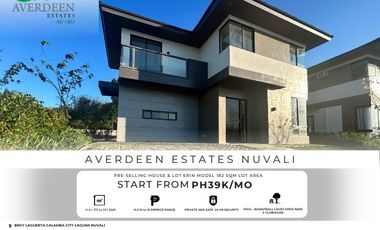182 SQM House and Lot For Sale in Calamba, Laguna - Averdeen Estate Nuvali Erin