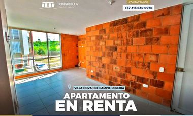 ¡EN RENTA! Apartamento Espacioso en Villanova del Campo, Pereira