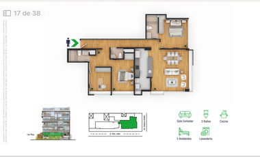 LINDO FLAT PRIMER PISO, DE ESTRENO, EN LA MEJOR ZONA DE CHACARILLA SAN BORJA