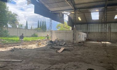 BODEGA-TERRENO EN TLAHUAC A LA VENTA O RENTA.