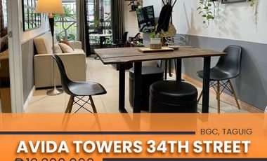 Avida Towers 34th Street 1 Bedroom Condo unit for Sale | 1 BR condominium in BGC | Taguig | Near Icon Residences, Fort Victoria, De Jesus Oval